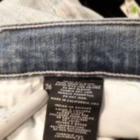 𝅺J Brand Skinny Leg Afterlife Light Blue Wash Jeans sz 26 - Picture 7 of 8